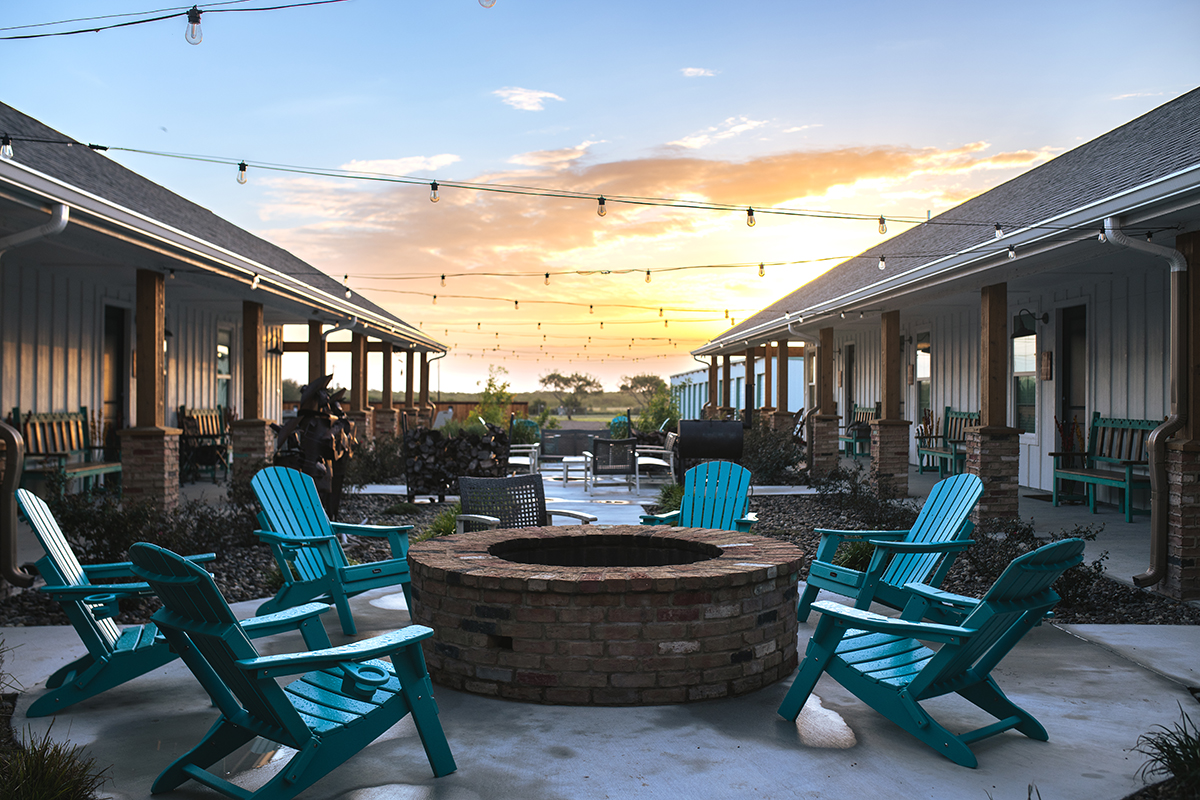 La Pesca Lodge patio La Pesca Lodge patio